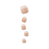 Impress Design Press On Pedicure - Blanc Chic