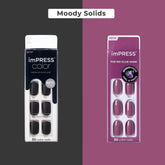 Impress Color Press On Nails Bundle - Moody Solids