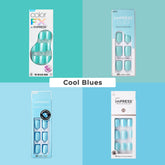 Impress Press On Nails Bundle - Cool Blues