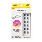 Impress Falsies Self Adhesive Eyelashes, 12 Lash Clusters - Classy
