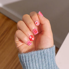 Impress Kids Press On Nails - Candy Heart