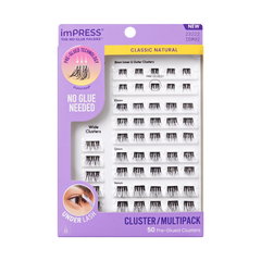 Impress Falsies Pre-Glued Lash Clusters Multipack - Classic Natural