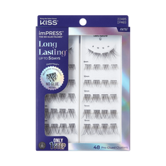 Impress Falsies Long Lasting Pre-Glued Lash Clusters Kit - Demi Natural