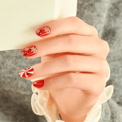 Impress Holiday Design Press On Nails - Merry n Bright