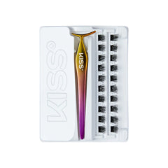 Impress Falsies Self Adhesive Eyelashes, 20 Lash Clusters - Glamorous