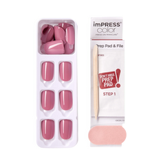 Impress Color Press On Nails - Petal Pink