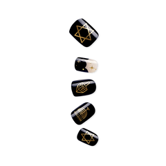 Impress Limited-Edition Hanukkah Press On Nails – 8 Nights