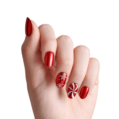 Impress Holiday Design Press On Nails - Merry n Bright