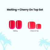 Impress Color Press On Mani & Pedi Bundle - Melting + Cherry On Top Set