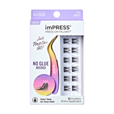 Impress Falsies Self Adhesive Eyelashes, 12 Lash Clusters + Applicator - Chic