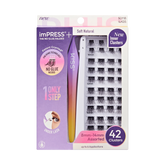 Impress+ Press On Self Adhesive Eyelashes, 42 Lash Clusters - Soft Natural
