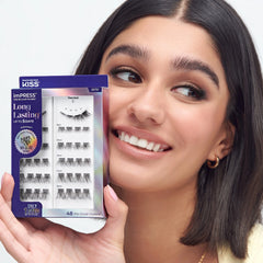 Impress Falsies Long Lasting Pre-Glued Lash Clusters Kit - Demi Bold