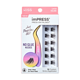 Impress Falsies Self Adhesive Eyelashes, 12 Lash Clusters + Applicator – Lavish
