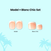 Impress Color Press On Mani & Pedi Bundle - Model + Blanc Chic Set