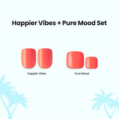 Impress Color Press On Mani & Pedi Bundle - Happier Vibes + Pure Mood Set