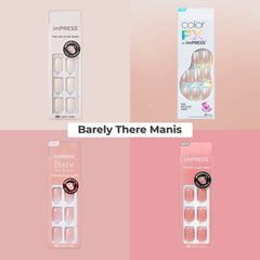 Impress Press On Nails Bundle - Barely There Manis