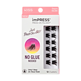 Impress Falsies Self Adhesive Eyelashes, 12 Lash Clusters - Elegant