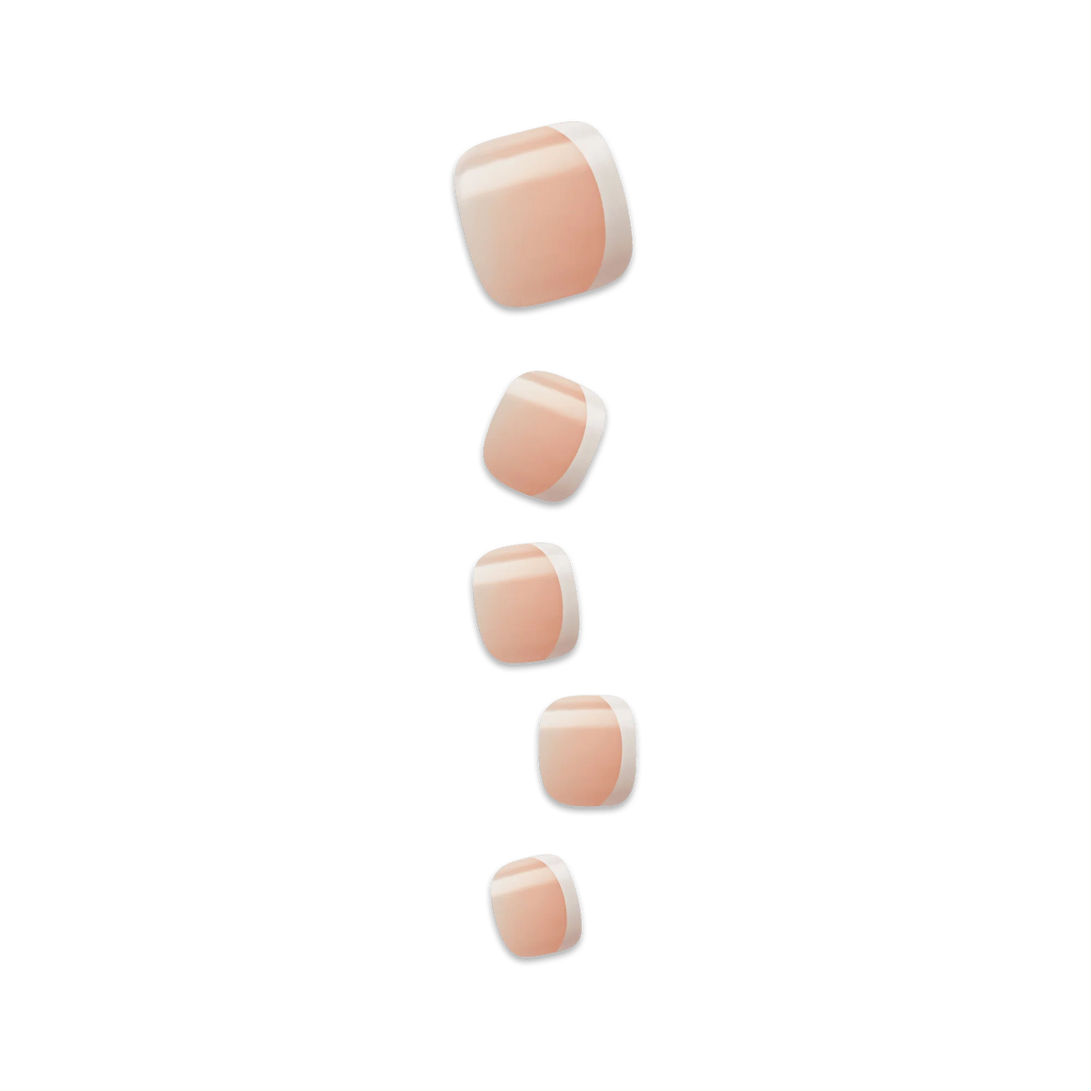 Impress Design Press On Pedicure - Blanc Chic