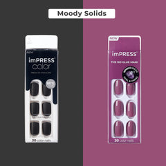 Impress Color Press On Nails Bundle - Moody Solids