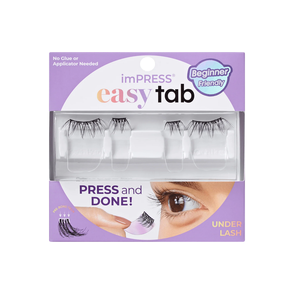 Impress Falsies easy tab Self Adhesive Eyelashes – Classy Natural