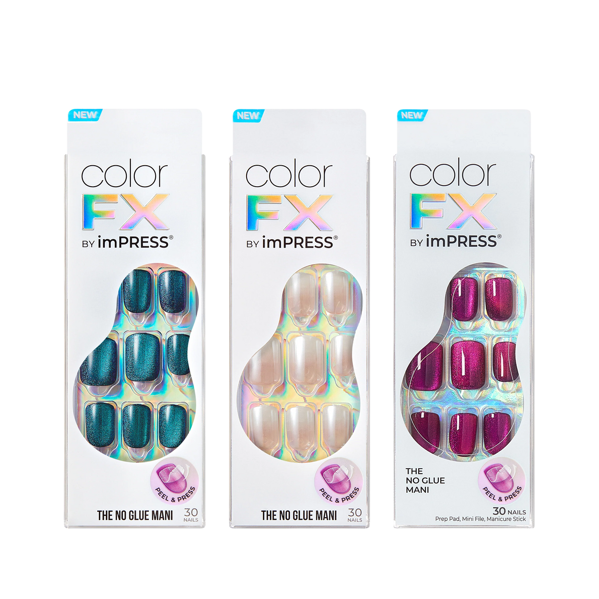 colorFX by Impress Press On Nails Bundle - Best Sellers