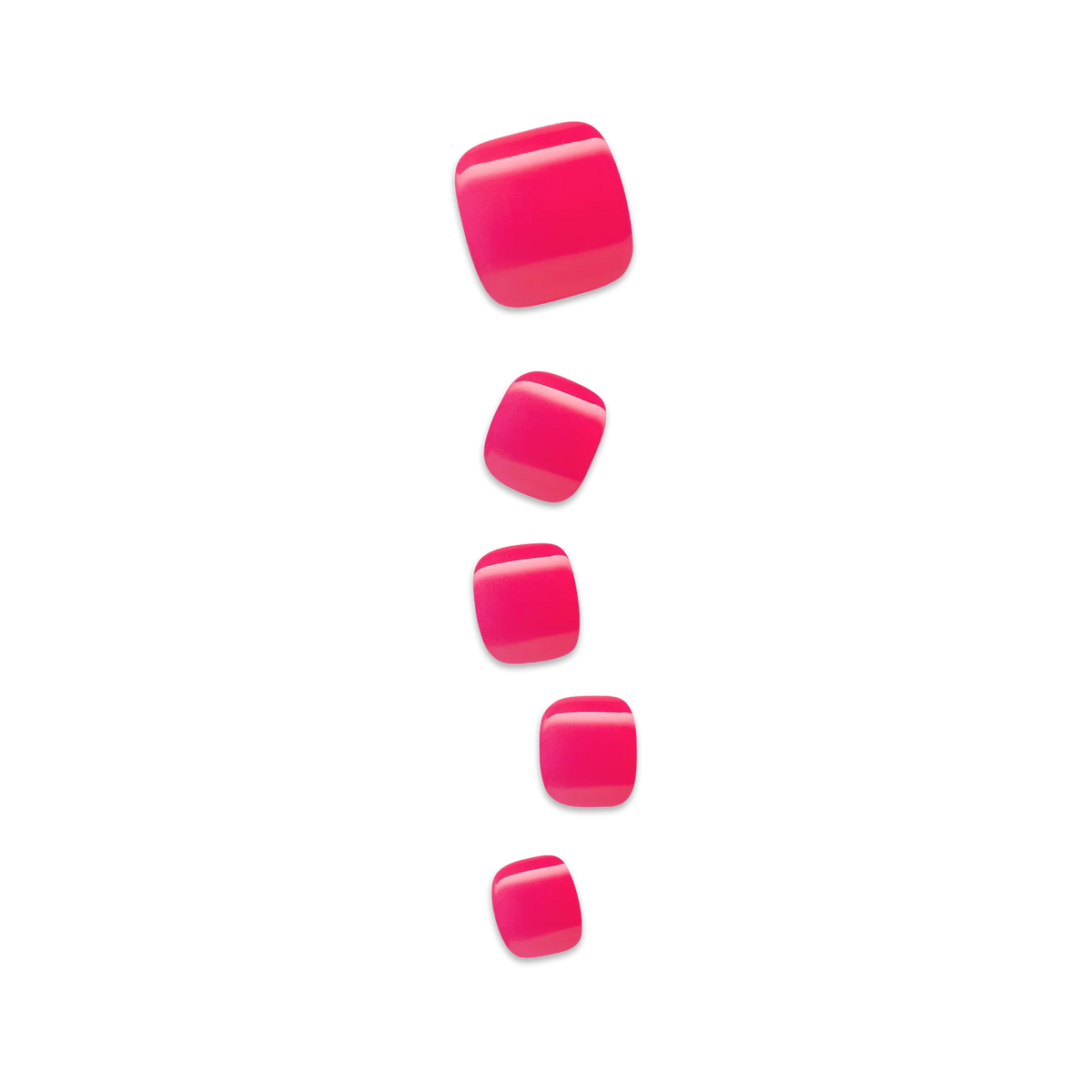 Impress Color Press On Pedicure - Cherry On Top
