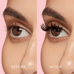 Impress Falsies Self Adhesive Eyelashes, 12 Lash Clusters + Applicator - Sassy