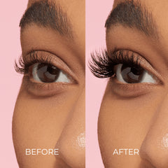 Impress Falsies Self Adhesive Eyelashes, 12 Lash Clusters + Applicator - Bold