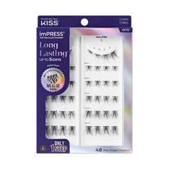 Impress Falsies Long Lasting Pre-Glued Lash Clusters Kit - Demi Edgy