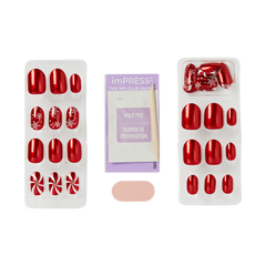 Impress Holiday Design Press On Nails - Merry n Bright