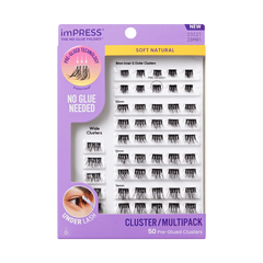 Impress Falsies Pre-Glued Lash Clusters Multipack - Soft Natural