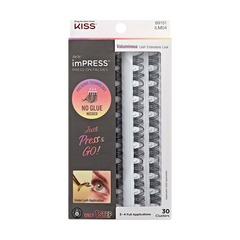 Impress Falsies Self Adhesive Eyelashes Refills 30 Clusters - Voluminous