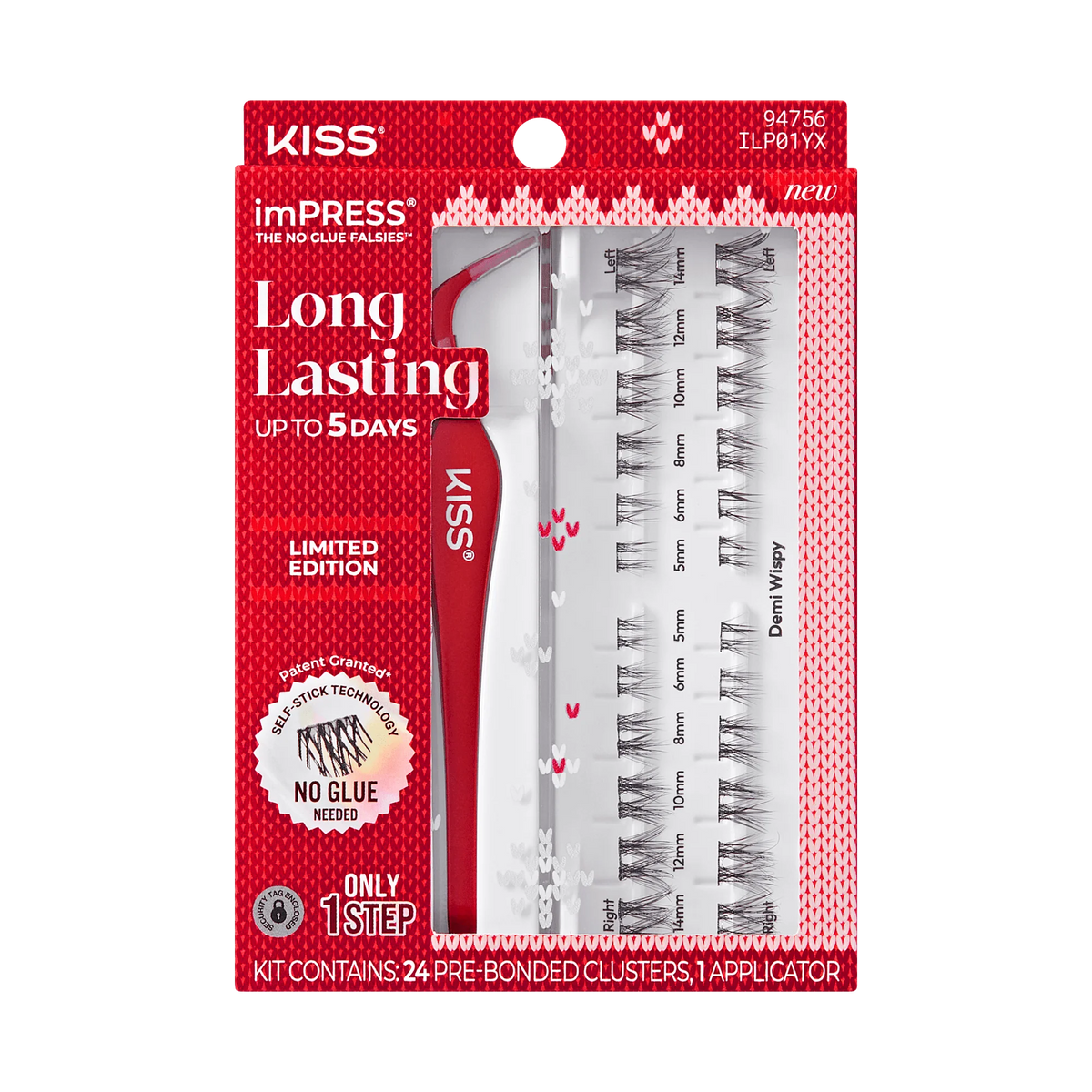 Impress Falsies Long Lasting Holiday Lashes - Demi Wispy