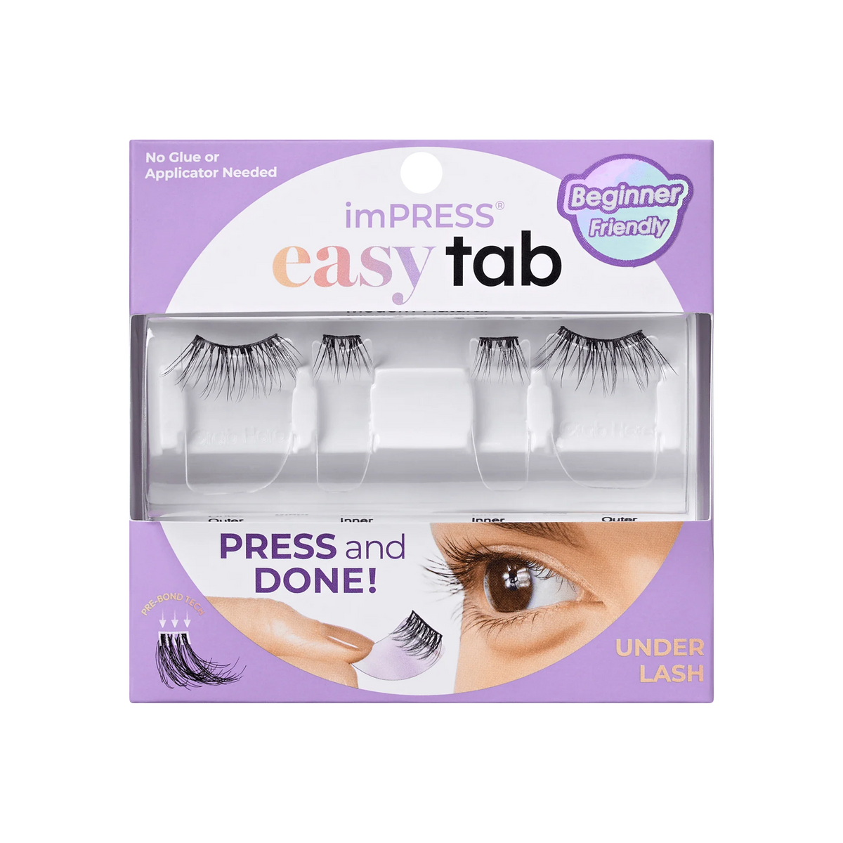 Impress Falsies easy tab Self Adhesive Eyelashes– Modern Natural