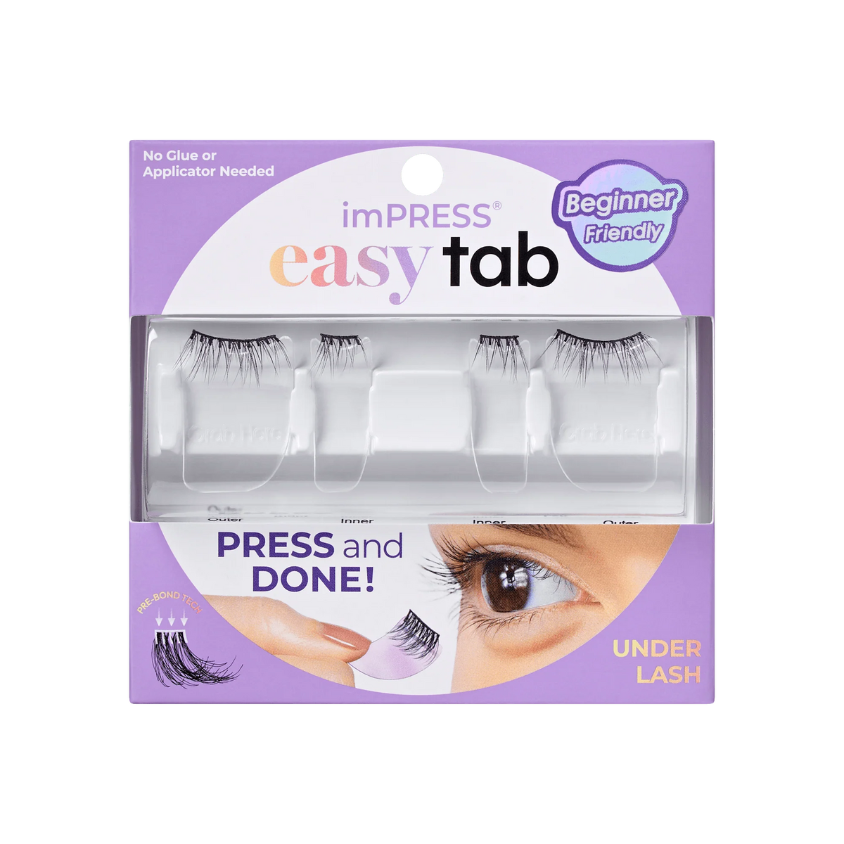 Impress Falsies easy tab Self Adhesive Eyelashes– Airy Wispy