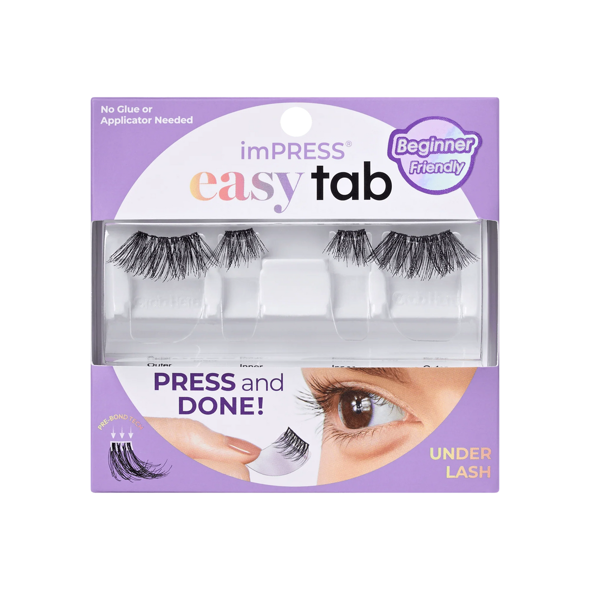 Impress Falsies easy tab Self Adhesive Eyelashes– Demi Wispy
