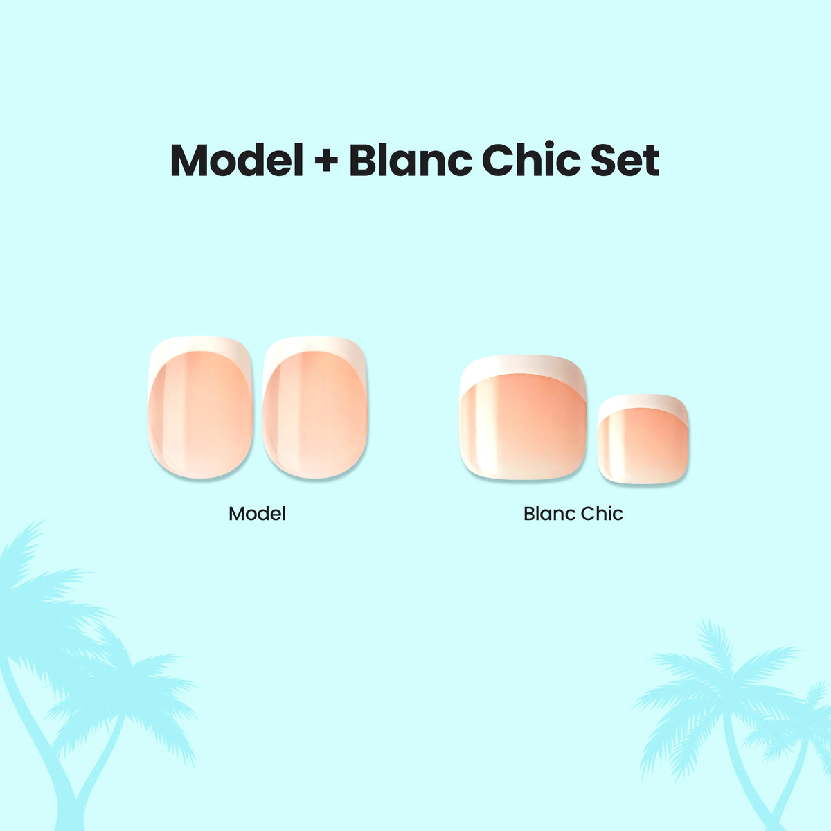 Impress Color Press On Mani & Pedi Bundle - Model + Blanc Chic Set