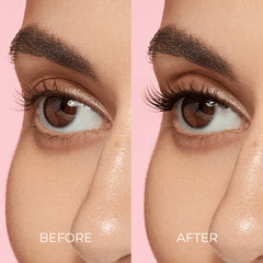 Impress Falsies Self Adhesive Eyelashes, 12 Lash Clusters + Applicator - Chic