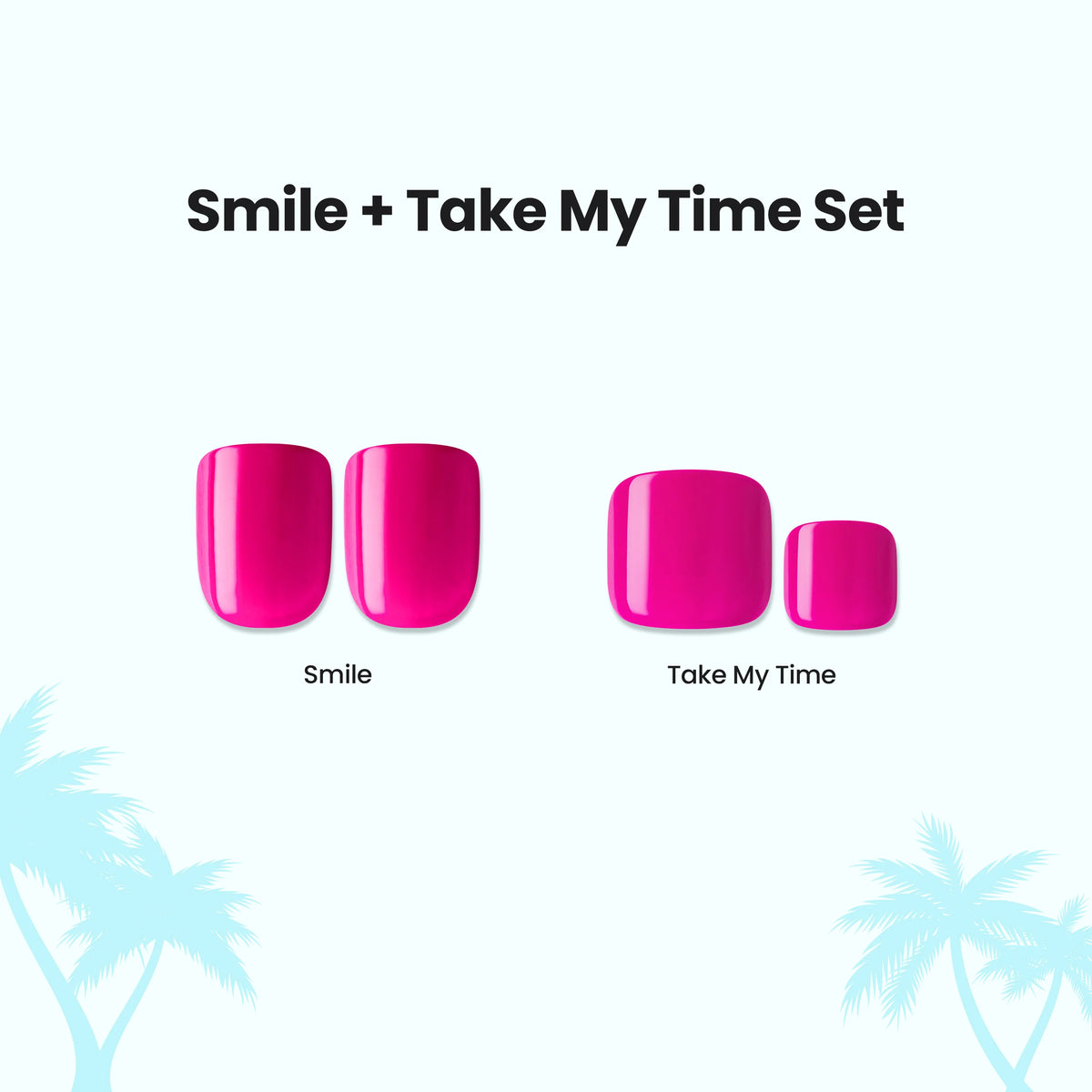 Impress Color Press On Mani & Pedi Bundle - Smile + Take My Time Set
