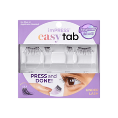 Impress Falsies easy tab Self Adhesive Eyelashes– Sleek Natural