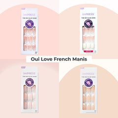 Impress French Press On Nails Bundle - Oui Love French Manis