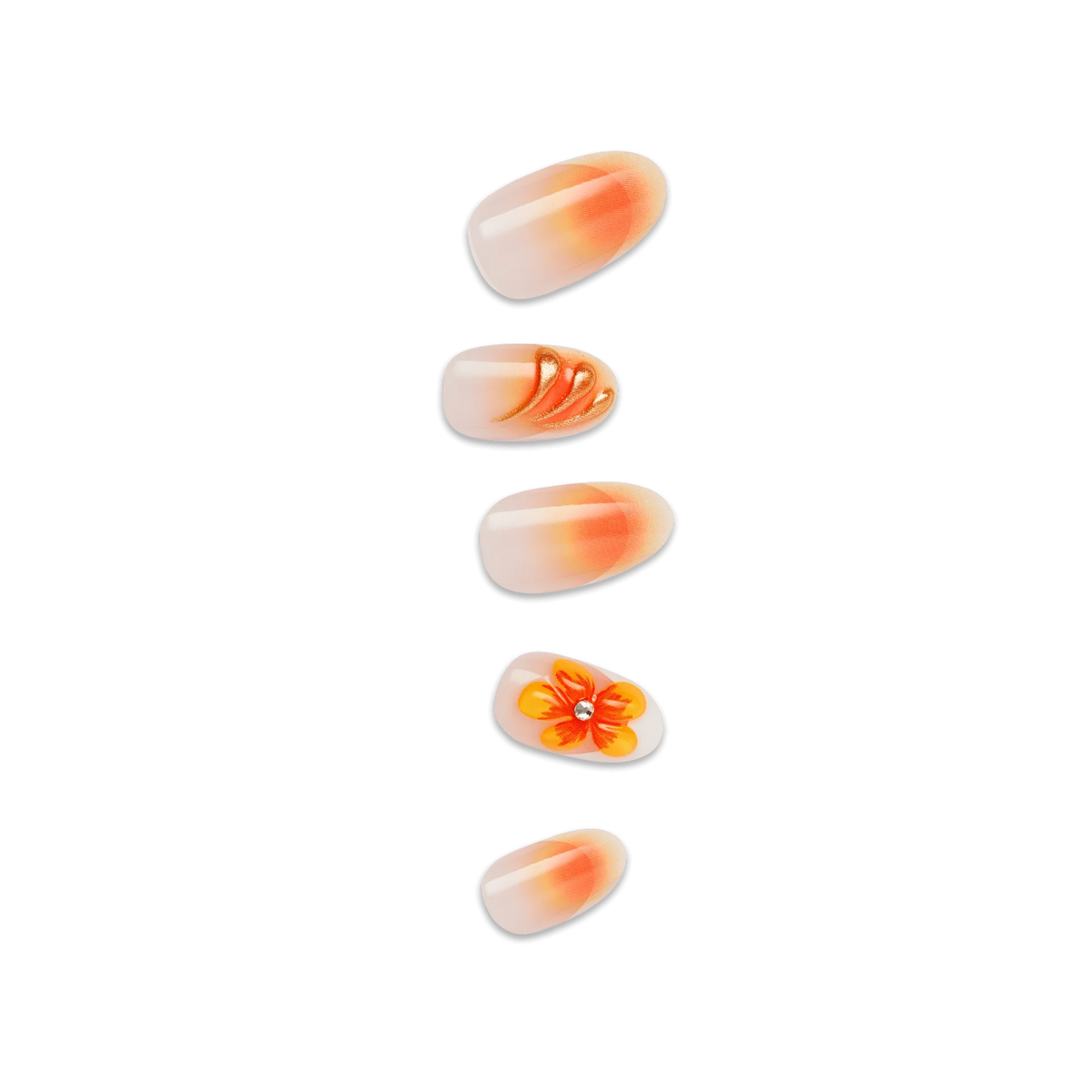 Impress Design Press On Nails - Sea Bloom