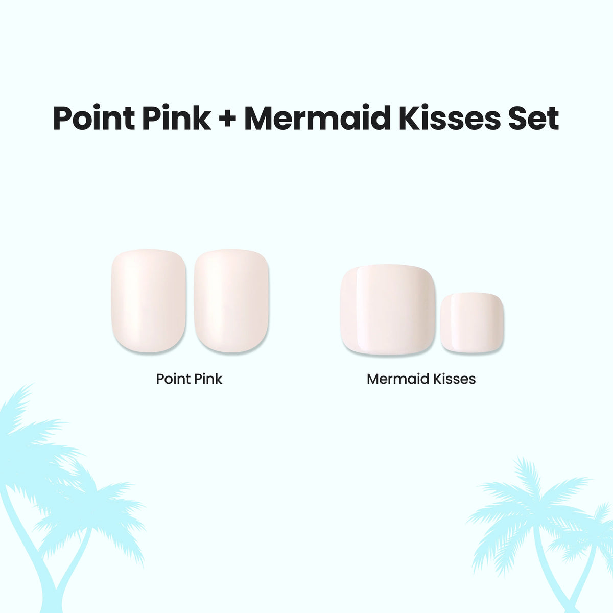 Impress Color Press On Mani & Pedi Bundle - Point Pink + Mermaid Kisses Set